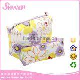Custom Printed Canvas Beauty Makeup Bag, Cosmetic Pouch thumbnail-1