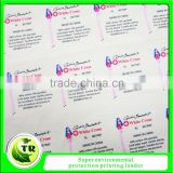 Good quality silicone garment care label printing for t-shirt