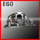 90-99 2.0 LITER 4G63 TD05 STEEL RACING TURBO EXHAUST MANIFOLD HEADER FOR MITSUBISHI ECLIPSE thumbnail-1