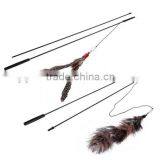 QQPet Toy Telescoping Fishing Rod Spin Feather Cat Toy Cat Fishing Rod Toy thumbnail-3