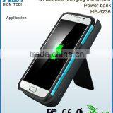 100% Match Samsung Galaxy s6 QI Wireless Charger Power Bank thumbnail-1