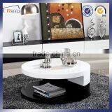 ROUND SWIVEL ELEGANT WHITE NEW 2016DESIGN COFFEE TABLE UNIQUE TEA TABLE thumbnail-4