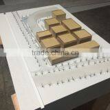 1/1000 Scale Wood Material Working Model of Stock Exchange Center thumbnail-5