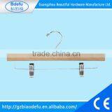 Clothes Hanger - Wooden Hotel Hanger With Clip thumbnail-1