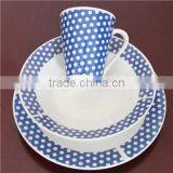 12pcs Ceramic Porcelain Fine China Crockery Tableware Dinnerware Sets