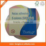 Neon Paper Twist Memo Notepad, Neon Paper Twisted Printing Memo Pads thumbnail-2