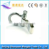 High quality metal bag accessories solid brass snap hook metal snap hook zinc alloy snap hook