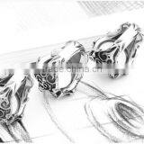 Custom Design Punk Blue Red 316L Evil Eyes Ring thumbnail-5