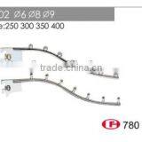 Chrome Metal Waterfall Plating Metal Waterfall Display Hook for Slotted Channel/ Display Hook Supermarket thumbnail-2