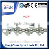 Professional 3/8" semi chisel chain saw chain for chainsaw guide bar