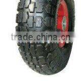 Pneumatic Rubber Caster Wheels With Rims thumbnail-1