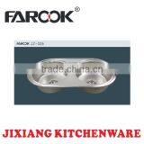 Kitchen Stainless Steel Round Basin thumbnail-1