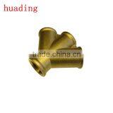 Brass Connector With Forged Technique ,w-type Brass Fiiting ,four Way Connector With 1/4" 3/8" 1/2" Size ,female Thread thumbnail-1