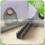 Curved Toothed Rack and Pinion for Heliogreenhouse Vent thumbnail-1