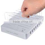 Hot Selling VOXLINK 8-Port Family Office Size USB Desktop Charger With Transparent Bracket PSE White thumbnail-3