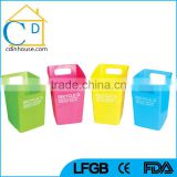 New Design Rectangle Waste Bin Container With Handle New Price