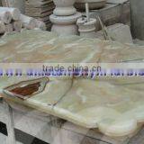 A GRADE LIGHT GREEN ONYX TABLE TOPS COLLECTION thumbnail-4