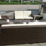 New Design Outdoor Rattan Furniture Patio Brown Sofa Set thumbnail-5