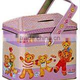 House Design Pepsi Tin Can With Metal Handle thumbnail-1