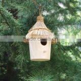 Environmental-friendly Unfinished Homemade Wooden Bird House thumbnail-4