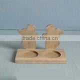 Cheap Unfinished Decorative Craft Wooden Candle Holder Craved thumbnail-4