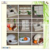 Home Decorating Velvet Inside Antique Wood Tray thumbnail-6