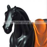 Pink and Black Modern Design Resin Small Horse Statue thumbnail-3