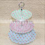 Ceramic 3-layer Cake Plate