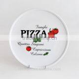 10.75"pizza Plate Porcelain With Decal thumbnail-3