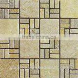 High Quality Stone Yellow Mosaic Slate For Bathroom/Flooring/Wall Etc & Mosaic Tiles On Sale With Low Price thumbnail-1