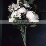SJ20170057 Artificial Peach Pink Silk Peony Flower for Indoor Decoration thumbnail-1