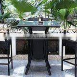 Stylish Rattan Bar Table and Chair thumbnail-1