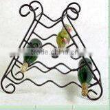 Wrought Iron Wine Rack thumbnail-1
