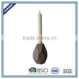 Poly Resin Promotion Wood Carving Finish Candle Holder thumbnail-1