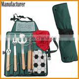 Bbq Tool Set Outdoor BBQ Apron and Utensil Set thumbnail-6