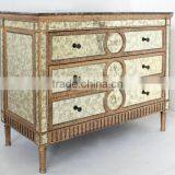 3 Drawers Living Room Furniture Solid Wood Cabinet thumbnail-4