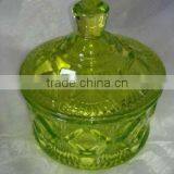 Vintage Glass Candle Bowl thumbnail-1