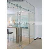 Stainless Steel Glass Door Pull Handle Art Deco Style Doors thumbnail-4
