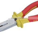 European Type Drouble Color PVC Handle Bent Nose Pliers thumbnail-1
