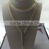 Latest Design 9-10mm Long Freshwater Pearl Necklace thumbnail-1