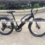 26 Inch Brushless Hub Electric Bicycle Lithium Battery Powered Electric Beach Cruiser Bike for Lady thumbnail-3