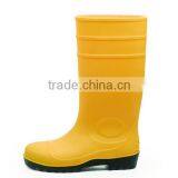 NMSAFETY Steel Toe Yellow Pvc Rain Boots Rain Gum Boots thumbnail-1