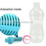 2017 Hot Sell Sports Dringking Water Bottle With Activated Carbon Filter thumbnail-3