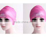 Custom Silicone Swim Cap Swim Customized Company Logo for Long Hair Swim Cap thumbnail-2