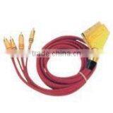 Scart Plug to 4RCA Plug Cable VK30427 thumbnail-1