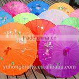 Chinese Style Silk Parasol With Flower Painting thumbnail-6