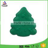 Novelty Green Christmas Tree Shape Eco-Friendly Cake Decorating Tools Silicone Baking Molds thumbnail-2