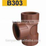 TY High Quality PP Threaded Pipes&fittings FEMALE TEE A Eco-friendly Cheap Price Full Size Factory Price List Discount thumbnail-2