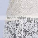 Women Clothing Summer 2017 LIGHT WEIGHT KNIT LACE HEM DETAIL OFF SHOULDER TOP Knitwear Women thumbnail-5