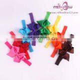Colorful Baby Girls Newborn Elastic Satin Ribbon Headbands thumbnail-1